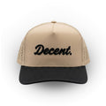 "Decent." Golf Hat (Khaki & Black)