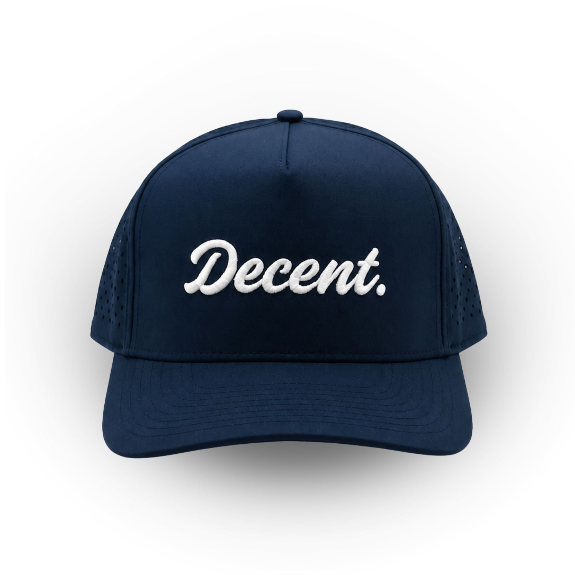 "Decent." Golf Hat (Navy)