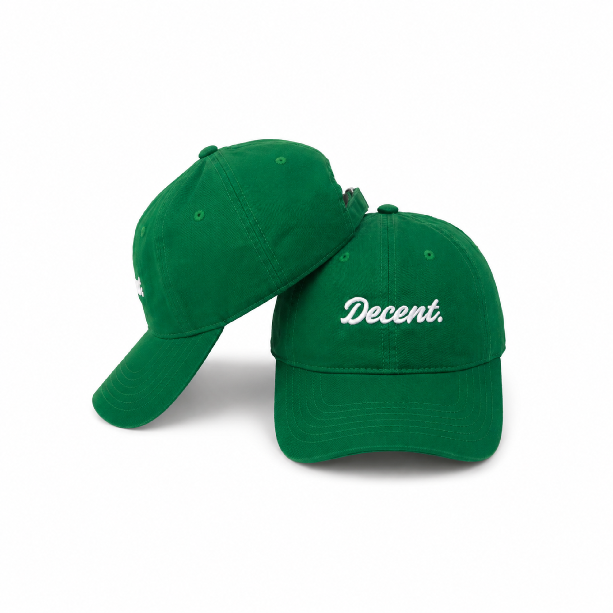 "Decent" Baseball Cap (Green)